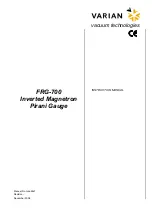 Varian FRG-700 series Instruction Manual preview