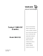 Varian Turbo-V 1000 ICE Instruction Manual предпросмотр