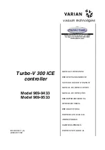 Предварительный просмотр 1 страницы Varian Turbo-V 300 ICE Instruction Manual