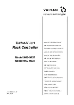 Varian Turbo-V 301 Instruction Manual preview