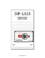 Varifan DIP-1/115 Installation & User Manual предпросмотр