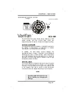 Preview for 21 page of Varifan ECS 5M User Manual