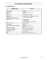 Preview for 17 page of Varifan IC-664 Installation Manual