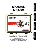 Preview for 1 page of Varifan MST-5C Manual