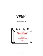 Preview for 1 page of Varifan VPM-1 User Manual