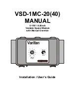 Предварительный просмотр 1 страницы Varifan VSD-1MC-20 Manual