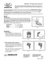 VARILITE Band-It Extra Small Fitting Instructions предпросмотр