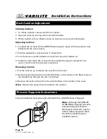 Preview for 16 page of VARILITE JUNIOR Installation Instructions Manual