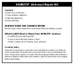 Preview for 1 page of VARILITE Universal Repair Kit Manual