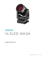 Предварительный просмотр 1 страницы VARILITE VL5LED WASH User Manual