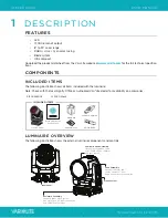 Предварительный просмотр 2 страницы VARILITE VL5LED WASH User Manual