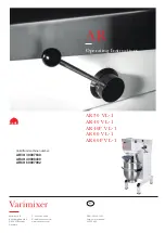 Preview for 1 page of Varimixer 30007630 Operating Instructions Manual