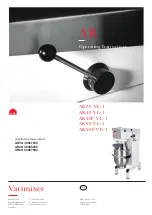 Preview for 1 page of Varimixer AR Series Operating Instructions Manual