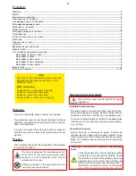 Предварительный просмотр 2 страницы Varimixer AR100 VL-1L Operating Instructions Manual