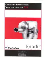 Varimixer Enodis 313 Operating Instructions preview