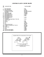 Предварительный просмотр 7 страницы Varimixer Enodis 317 Spare Part And Operation Manual