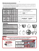 Preview for 8 page of Varimixer KODIAK V20KT Operating Instructions And Spare Parts Lists