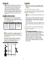 Предварительный просмотр 7 страницы Varimixer V150PL Spare Part And Operation Manual