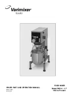 Varimixer W20 F Spare Part And Operation Manual preview