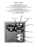 Предварительный просмотр 7 страницы Varimixer W20D Spare Part And Operation Manual