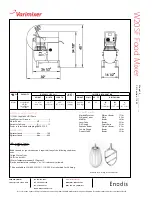 Предварительный просмотр 2 страницы Varimixer W20SF Specifications