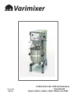 Varimixer W30 Spare Part And Operation Manual предпросмотр