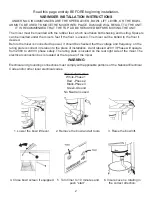 Предварительный просмотр 5 страницы Varimixer W30 Spare Part And Operation Manual