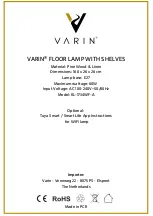 VARIN KL-1734WF-A User Manual preview
