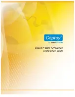Vario Systems Osprey 460e Installation Manual preview
