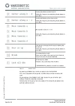 Preview for 36 page of VARIOBOTIC VA-Art-00018 Operating Instructions Manual