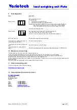 Preview for 4 page of Variotech LUPO 24V Operating Instruction