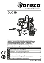 Preview for 1 page of VARISCO DUO JD Instructions For The Use And Maintenance