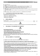 Preview for 47 page of VARISCO DUO JD Instructions For The Use And Maintenance