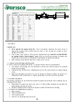 Предварительный просмотр 13 страницы VARISCO M Series Instructions For Use And Maintenance Manual