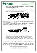 Предварительный просмотр 18 страницы VARISCO M Series Instructions For Use And Maintenance Manual