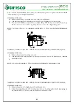 Предварительный просмотр 21 страницы VARISCO M Series Instructions For Use And Maintenance Manual