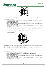 Предварительный просмотр 22 страницы VARISCO M Series Instructions For Use And Maintenance Manual