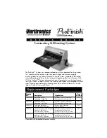 Preview for 1 page of Varitronics 14553-01 User Manual