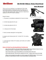 VARIZOOM VZ-FH100 User Manual preview