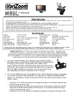 VARIZOOM VZ-TFT-7 Quick Start Manual preview