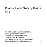 Preview for 1 page of Varjo XR-1 Product And Safety Manual