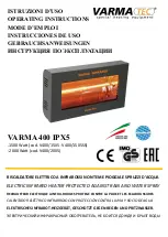 Preview for 1 page of Varma Tec VARMA 400 IPX5 Operating Instructions Manual