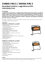 Preview for 6 page of Varma Tec VARMA FIRE 2 V400F2 Operating Instructions Manual