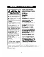 Предварительный просмотр 2 страницы VARO CAW-03012 Instruction Manual