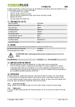 Preview for 10 page of VARO Powerplus Garden POW63703 Manual