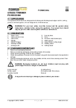 Preview for 2 page of VARO POWERplus GardenPro POWXG3004 Manual