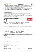 Preview for 16 page of VARO POWERplus GardenPro POWXG60215 Manual