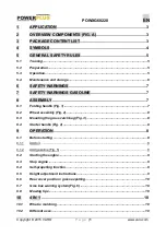 Preview for 1 page of VARO POWERplus GardenPro POWXG60220 Manual