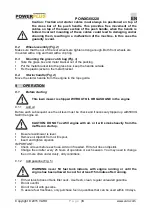 Preview for 8 page of VARO POWERplus GardenPro POWXG60220 Manual