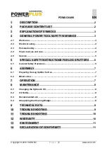 Preview for 1 page of VARO POWERplus GardenPro POWXG6490 Manual